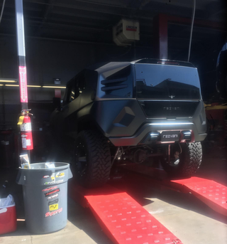 Illustration for article titled Here's Some Leaked Pics Of Rezvani's New 'Tactical Urban Weapon' SUV (UPDATED)